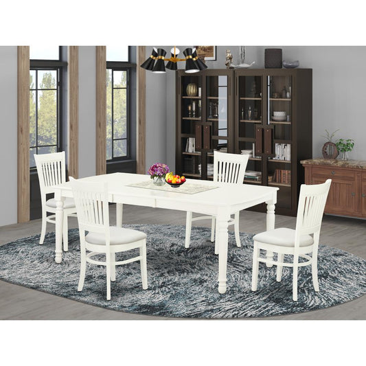 Dining Table- Dining Chairs, DOVA5-LWH-C