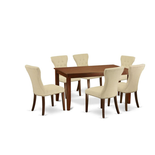 Dining Room Set Mahogany, DUGA7-MAH-32