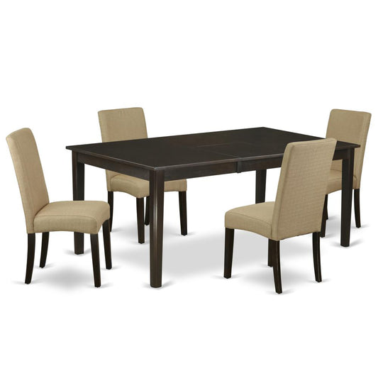 Dining Room Set Cappuccino, HEDR5-CAP-03