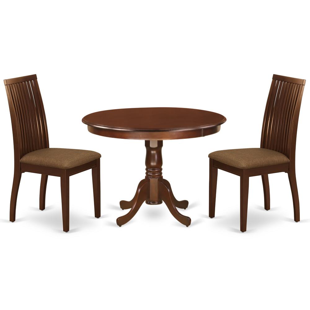 Dining Room Set Mahogany, HLIP3-MAH-C