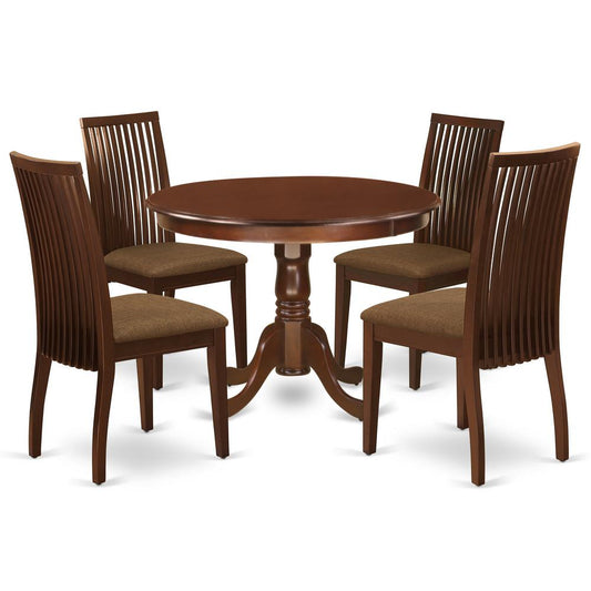 Dining Room Set Mahogany, HLIP5-MAH-C