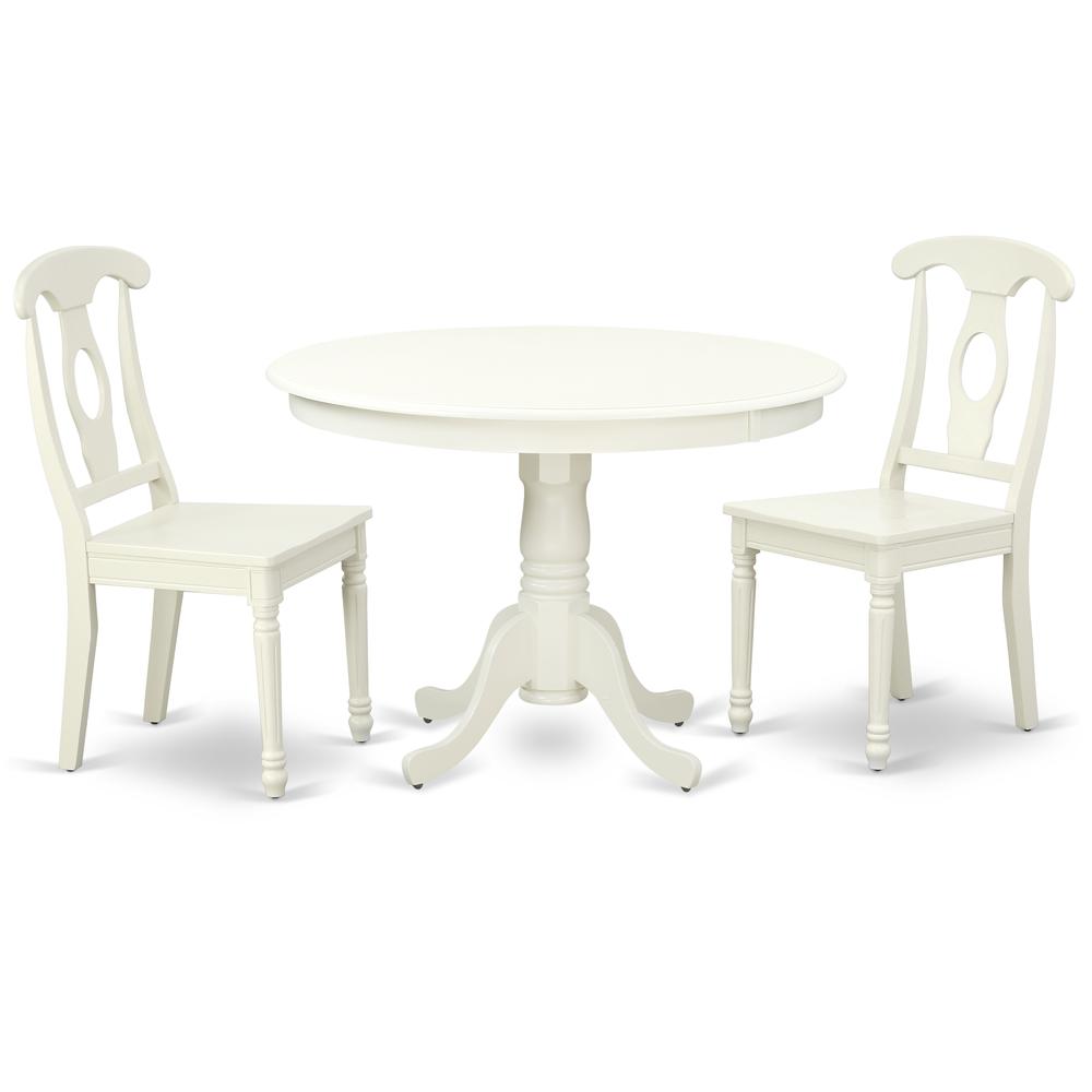 Dining Room Set Linen White, HLKE3-LWH-W