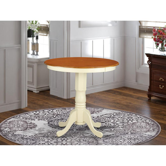 Jackson  Counter  Height  Table  in  Buttemilk  and  Cherry  Finish