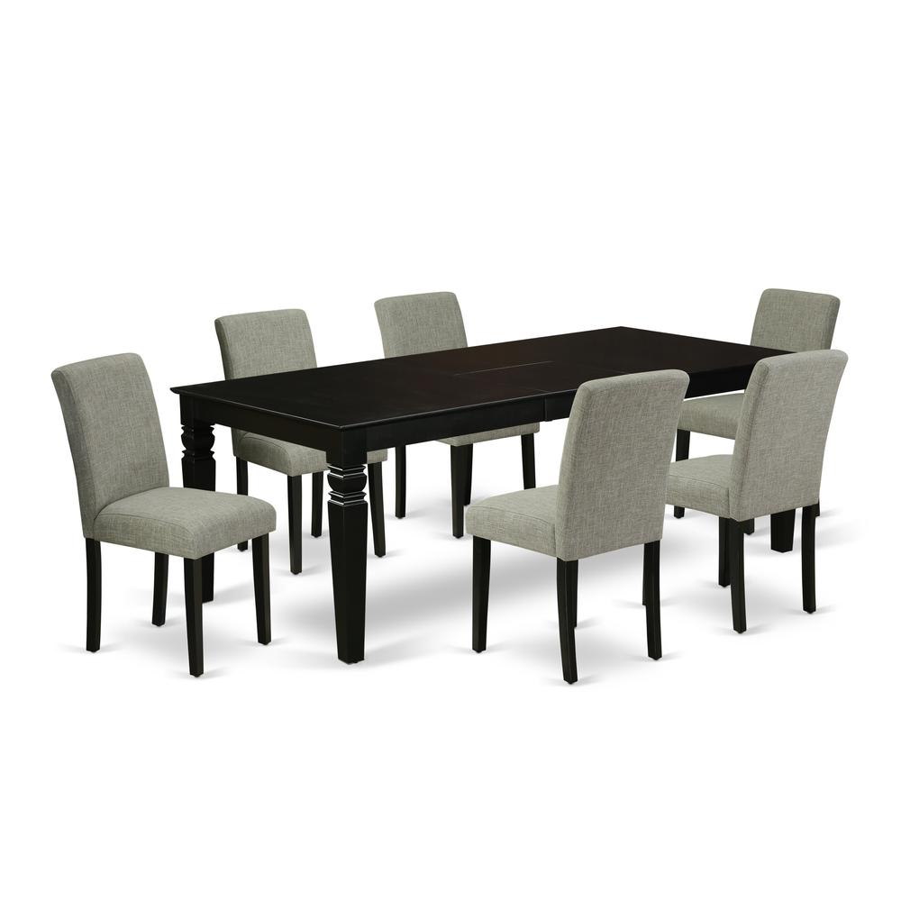 Dining Room Set Black, LGAB7-BLK-06