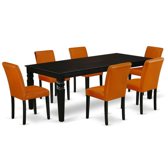 Dining Room Set Black, LGAB7-BLK-61