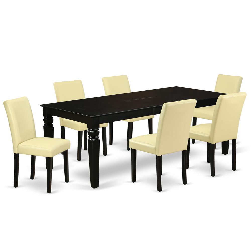 Dining Room Set Black, LGAB7-BLK-73