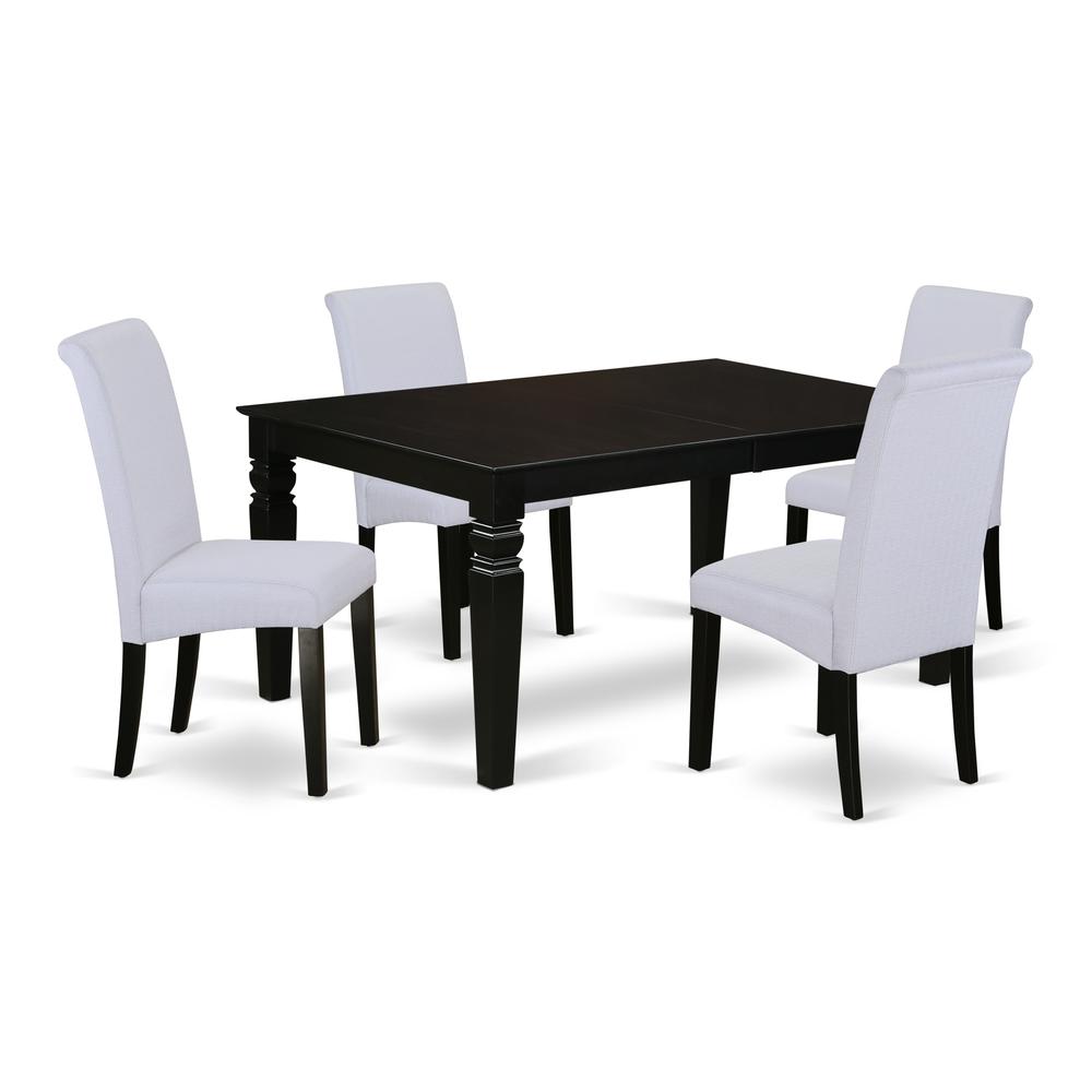 Dining Room Set Black, LGBA5-BLK-05