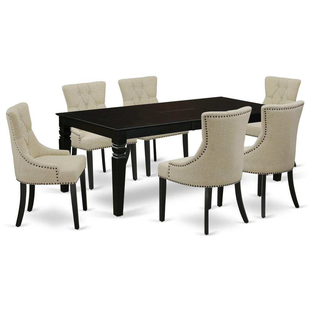 Dining Room Set Black, LGFR7-BLK-02