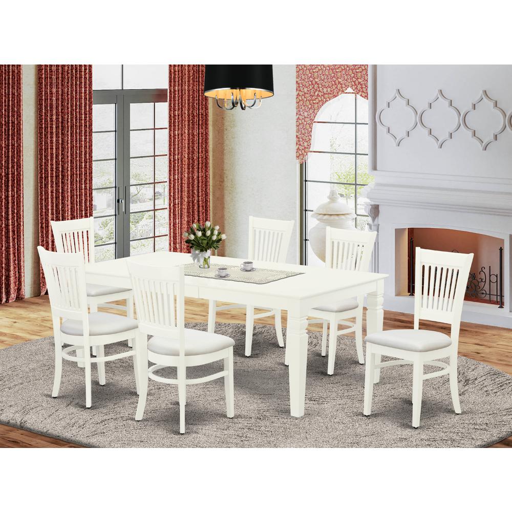 Dining Table- Table Leg Dining Chairs, LGVA7-LWH-C