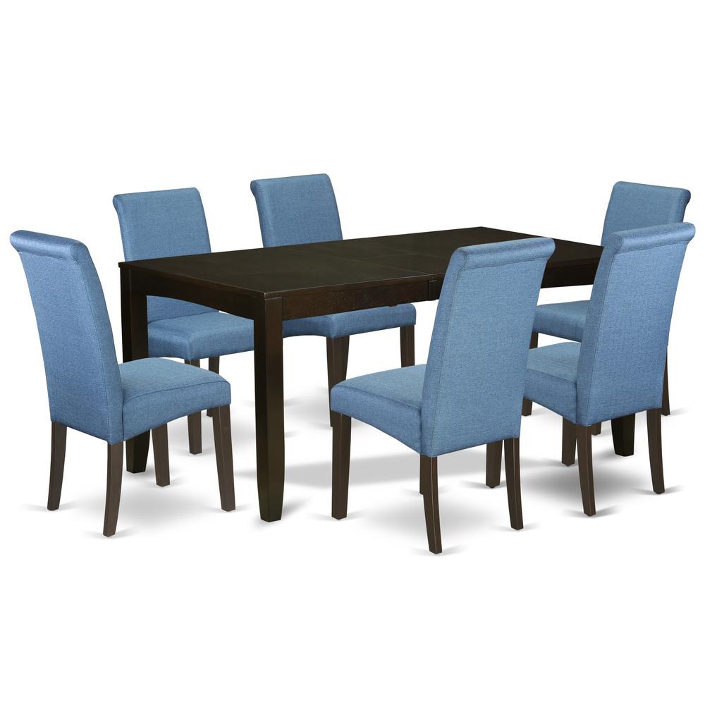 Dining Room Set Cappuccino, LYBA7-CAP-21