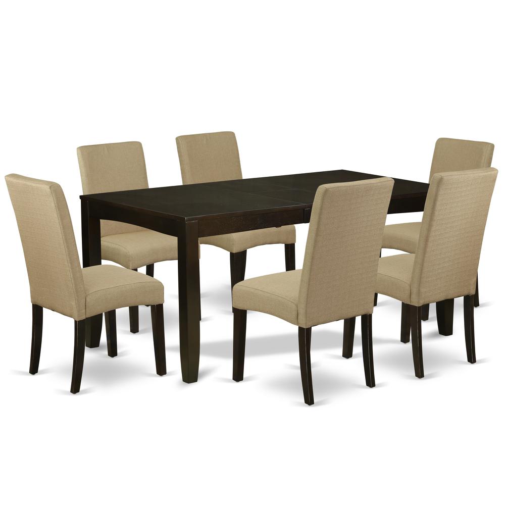 Dining Room Set Cappuccino, LYDR7-CAP-03