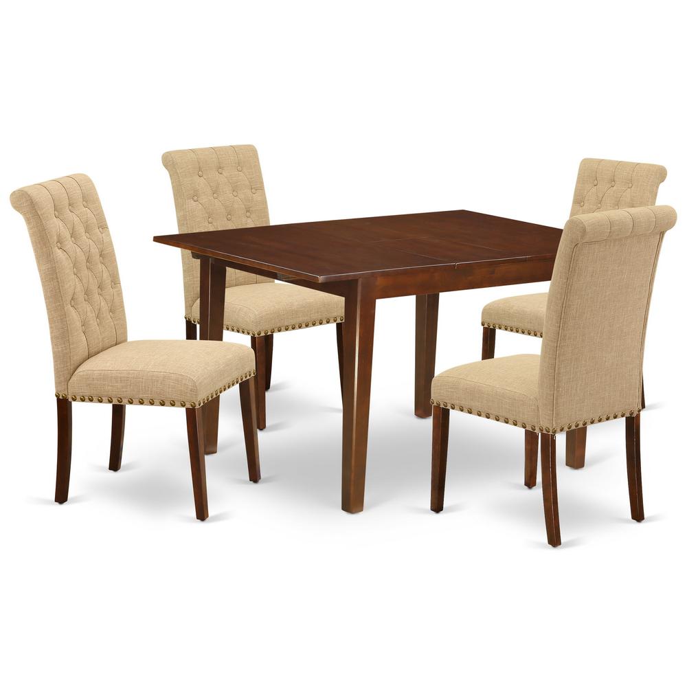 Dining Room Set Mahogany, MLBR5-MAH-04