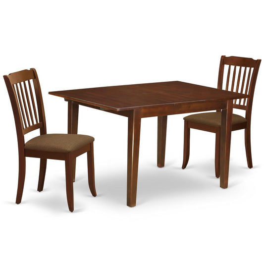 Dining Room Set Mahogany, MLDA3-MAH-C