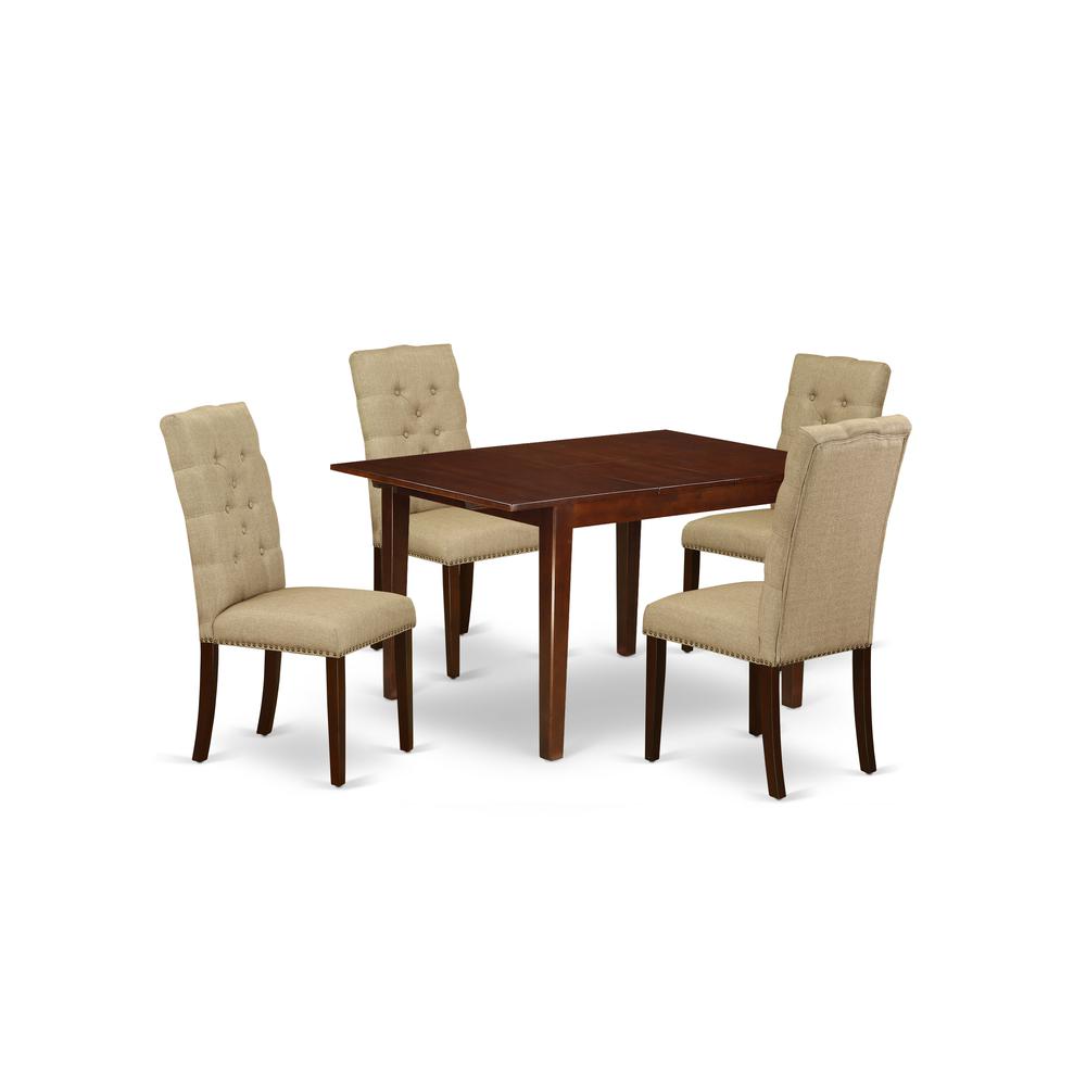 Dining Room Set Mahogany, MLEL5-MAH-16