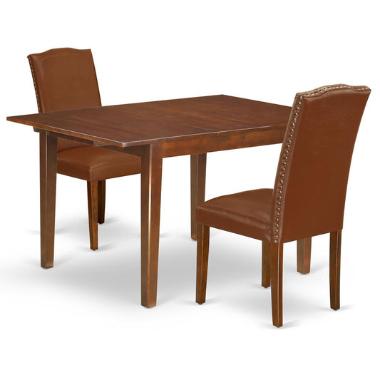 Dining Room Set Mahogany, MLEN3-MAH-66