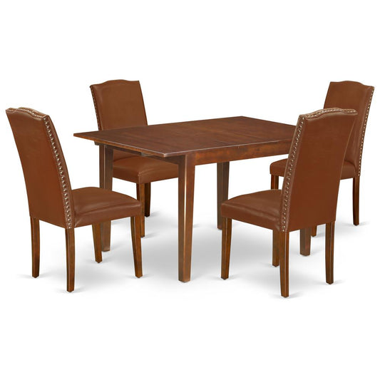 Dining Room Set Mahogany, MLEN5-MAH-66