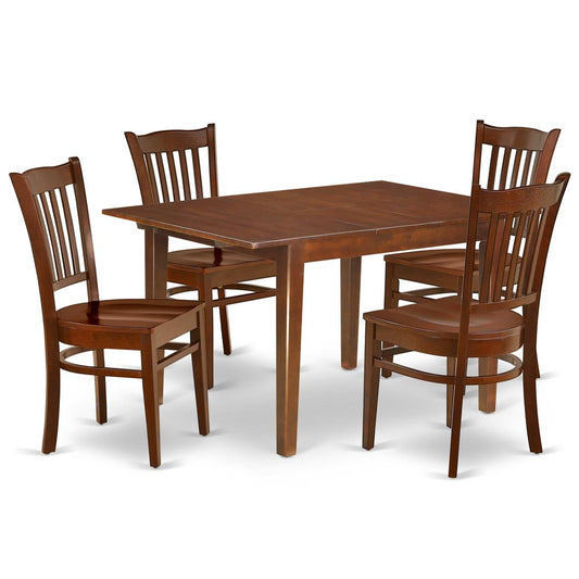 Dining Room Set Mahogany, MLGR5-MAH-W