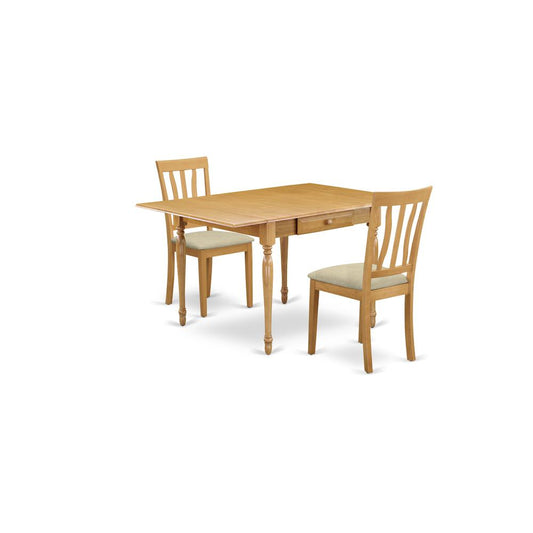 Dining Room Set Oak, MZAN3-OAK-C