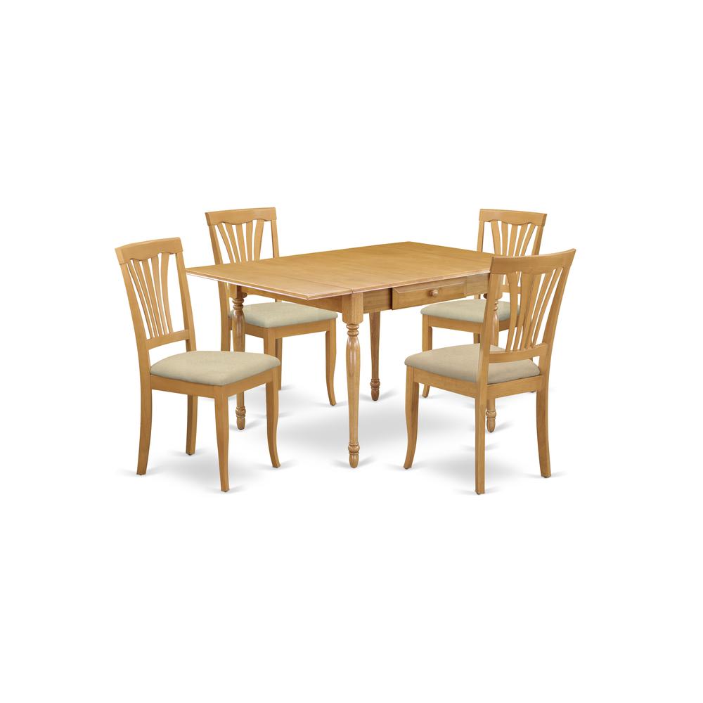 Dining Room Set Oak, MZAV5-OAK-C