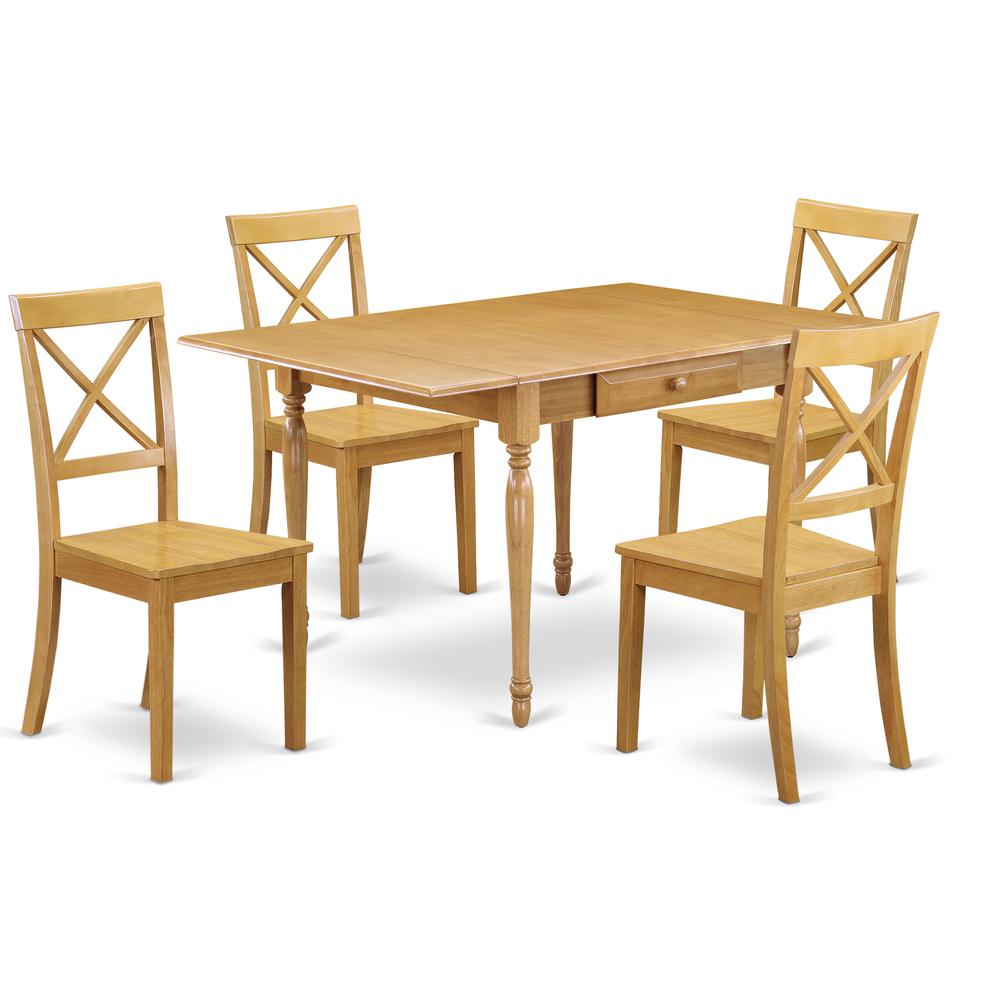 Dining Room Set Oak, MZBO5-OAK-W