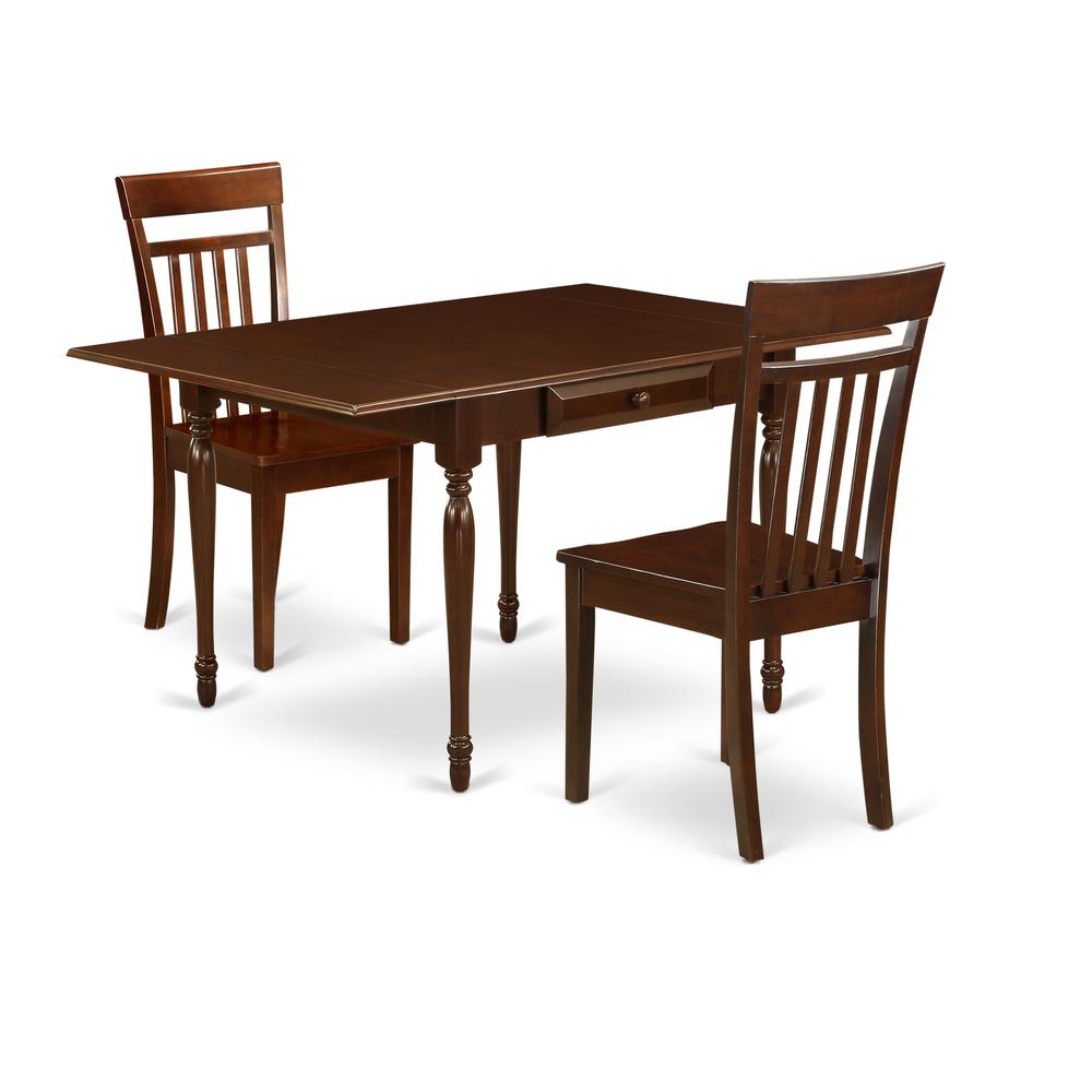 Dining Room Set Mahogany, MZCA3-MAH-W