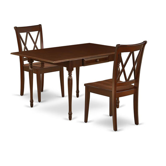 Dining Room Set Mahogany, MZCL3-MAH-W