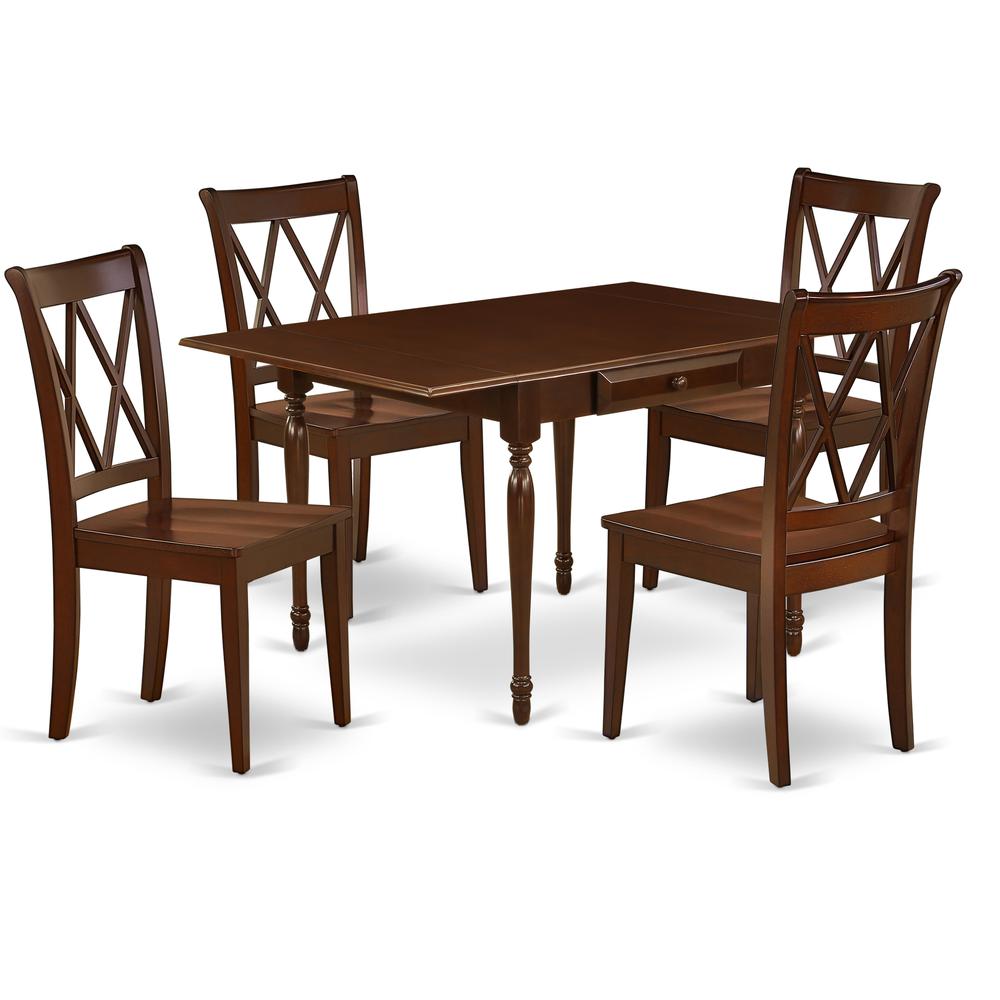 Dining Room Set Mahogany, MZCL5-MAH-W