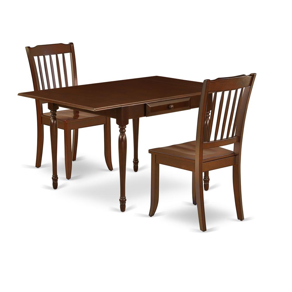 Dining Room Set Mahogany, MZDA3-MAH-W