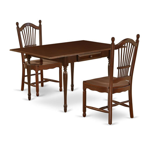 Dining Room Set Mahogany, MZDO3-MAH-W