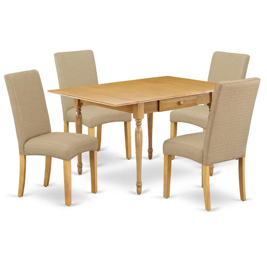 Dining Room Set Oak, MZDR5-OAK-16