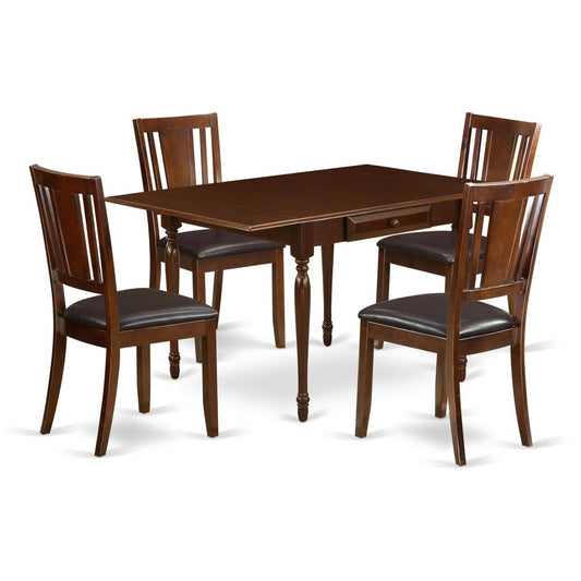 Dining Room Set Mahogany, MZDU5-MAH-LC