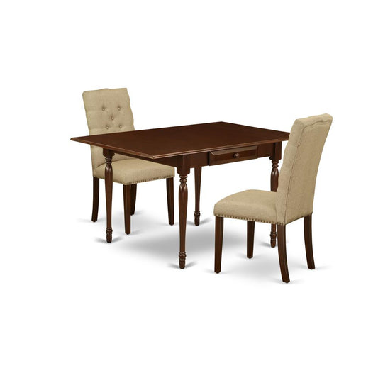 Dining Room Set Mahogany, MZEL3-MAH-16