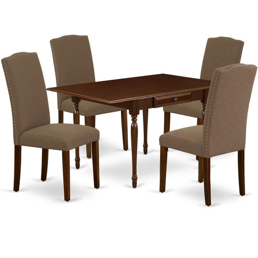 Dining Room Set Mahogany, MZEN5-MAH-18