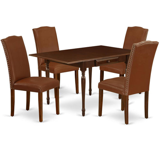 Dining Room Set Mahogany, MZEN5-MAH-66