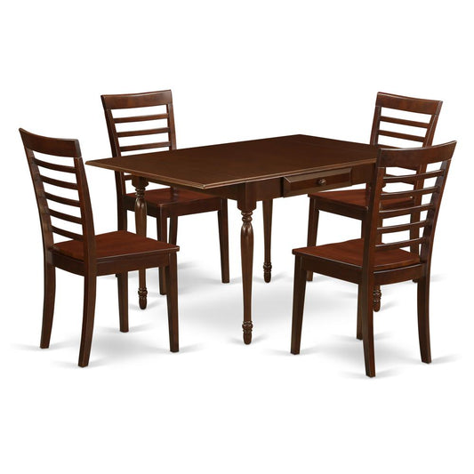 Dining Room Set Mahogany, MZML5-MAH-W