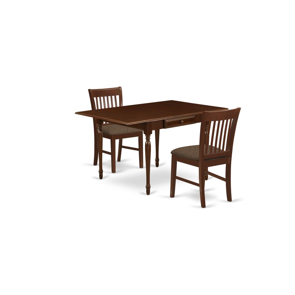 Dining Room Set Mahogany, MZNO3-MAH-C