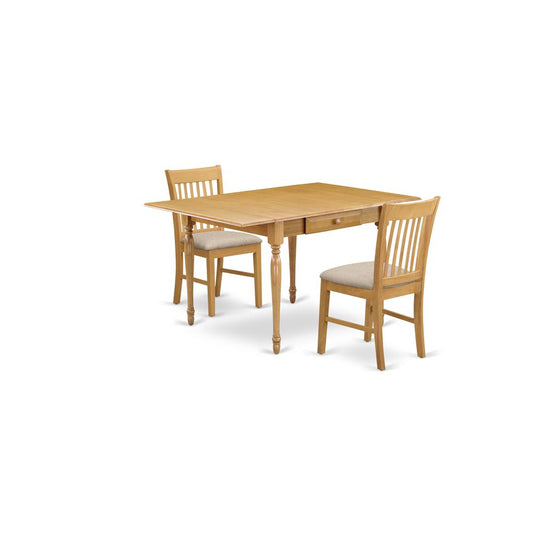 Dining Room Set Oak, MZNO3-OAK-C