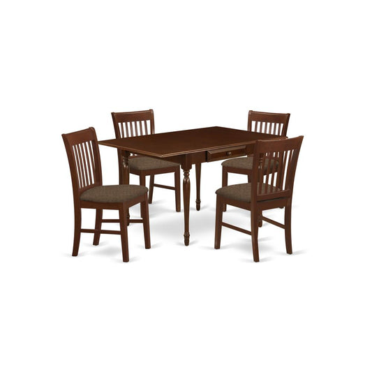 Dining Room Set Mahogany, MZNO5-MAH-C