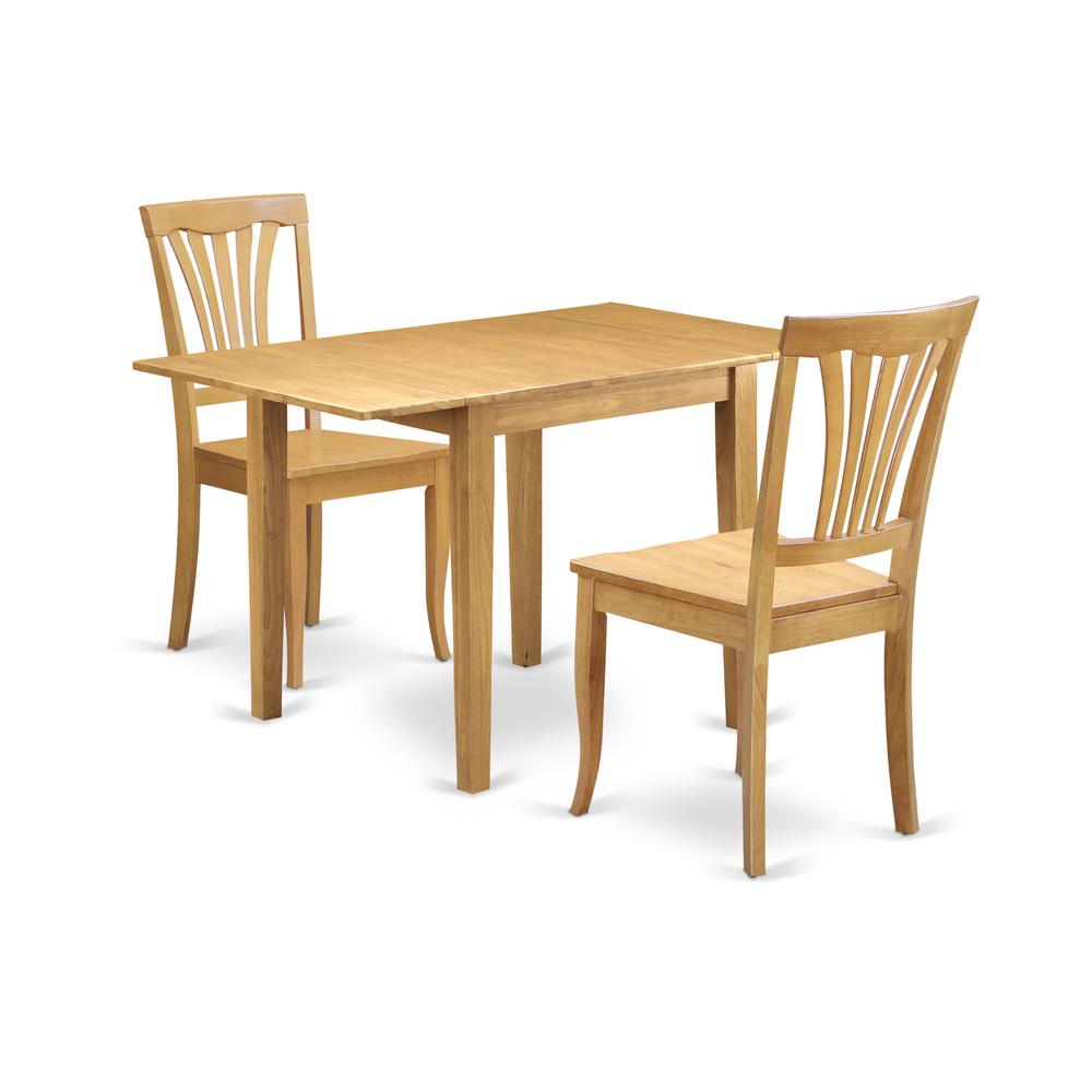 Dining Room Set Oak, NDAV3-OAK-W