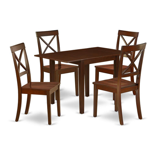 Dining Room Set Mahogany, NDBO5-MAH-W