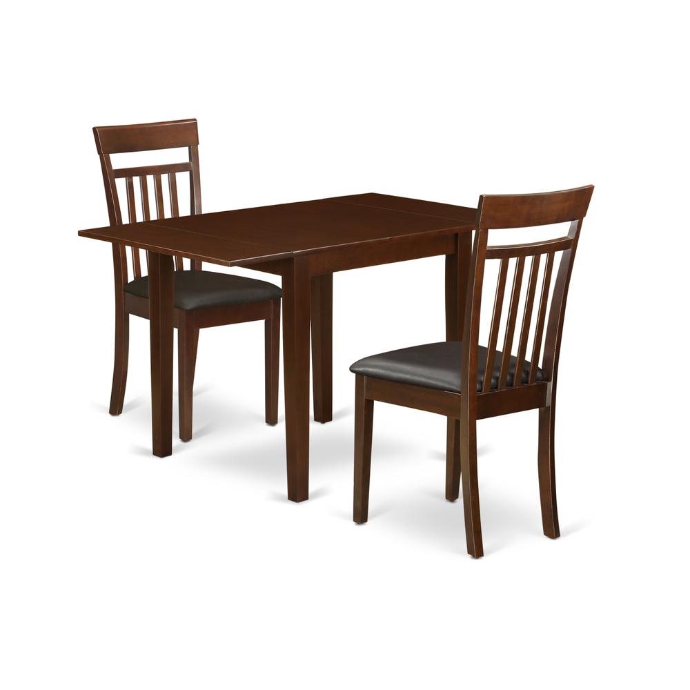 Dining Room Set Mahogany, NDCA3-MAH-LC