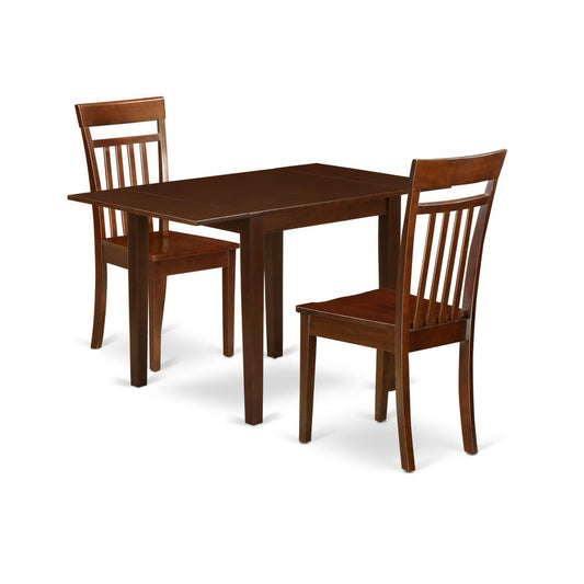 Dining Room Set Mahogany, NDCA3-MAH-W