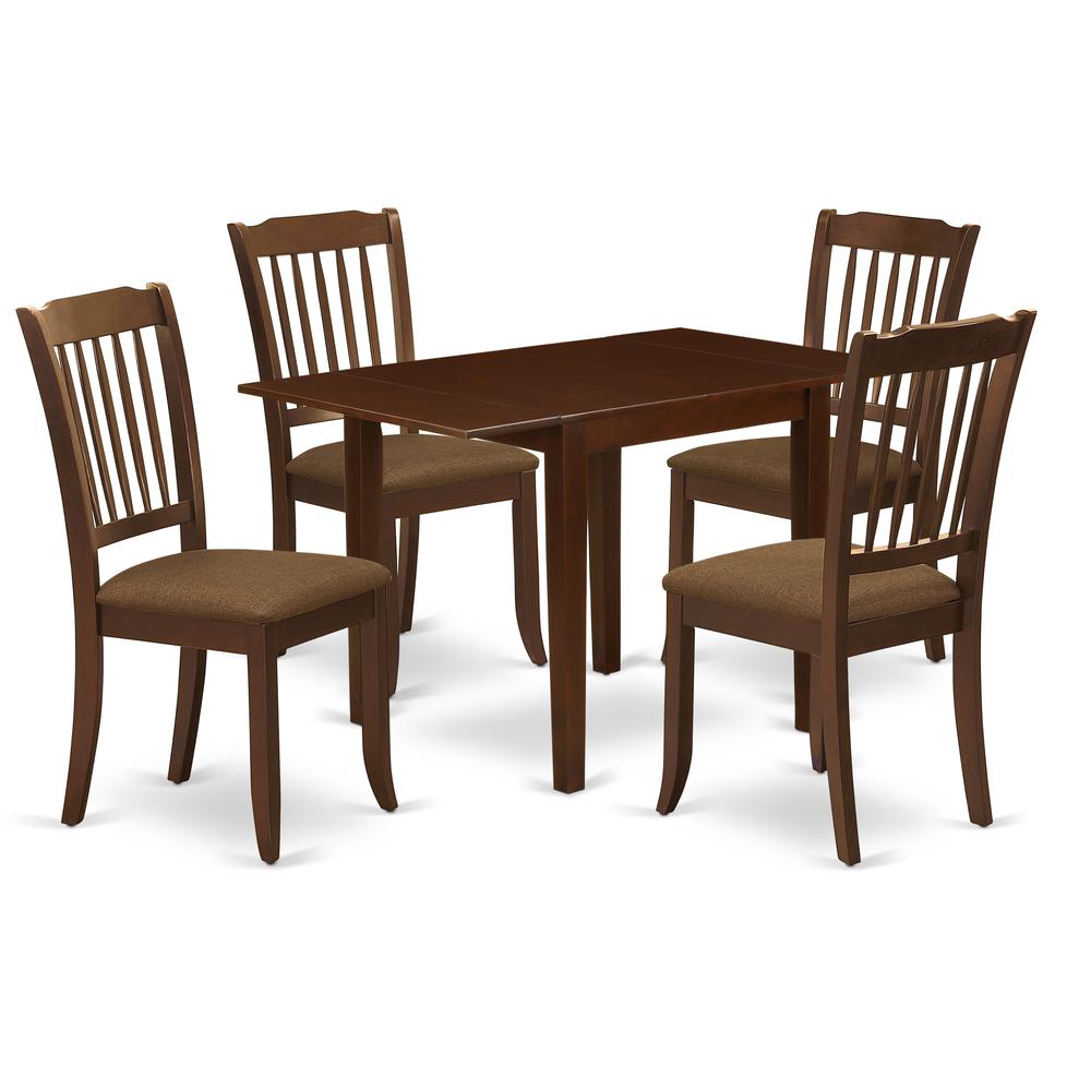 Dining Room Set Mahogany, NDDA5-MAH-C