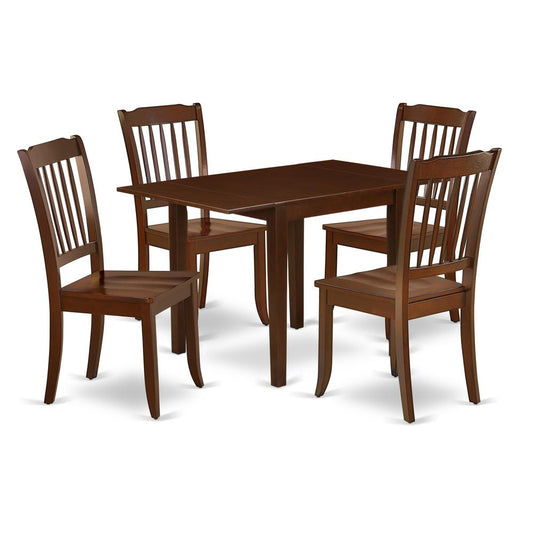 Dining Room Set Mahogany, NDDA5-MAH-W