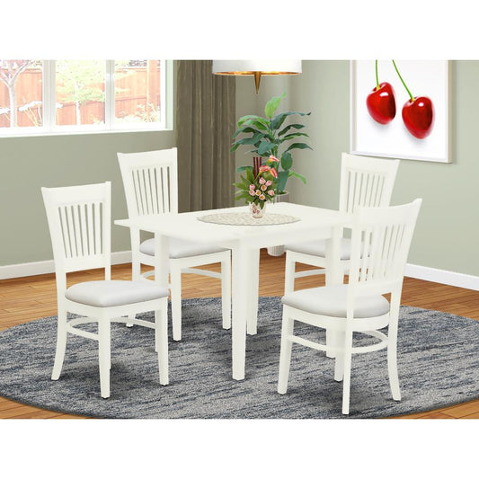 Dining Table- Dining Chairs, NDVA5-LWH-C