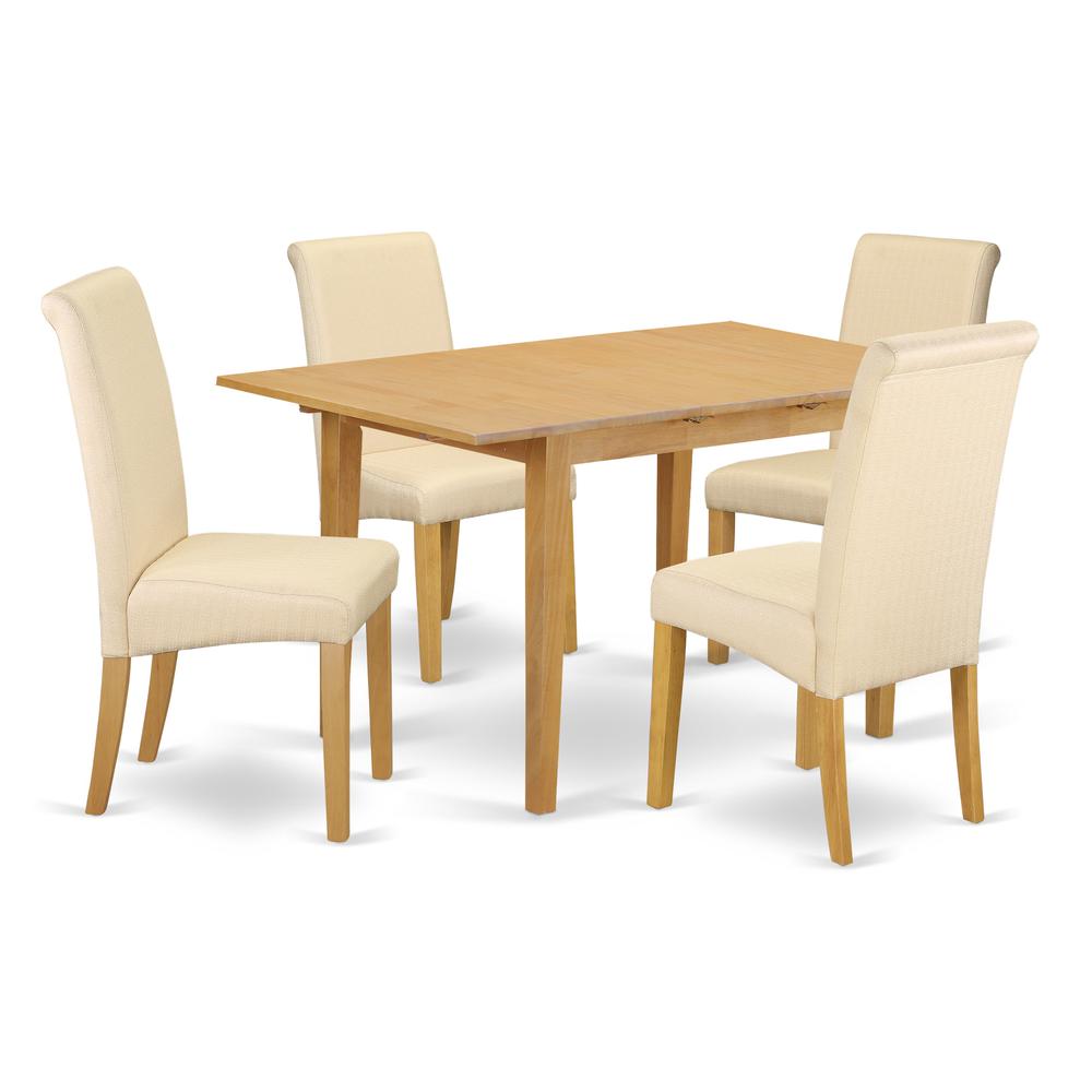 Dining Room Set Oak, NOBA5-OAK-02