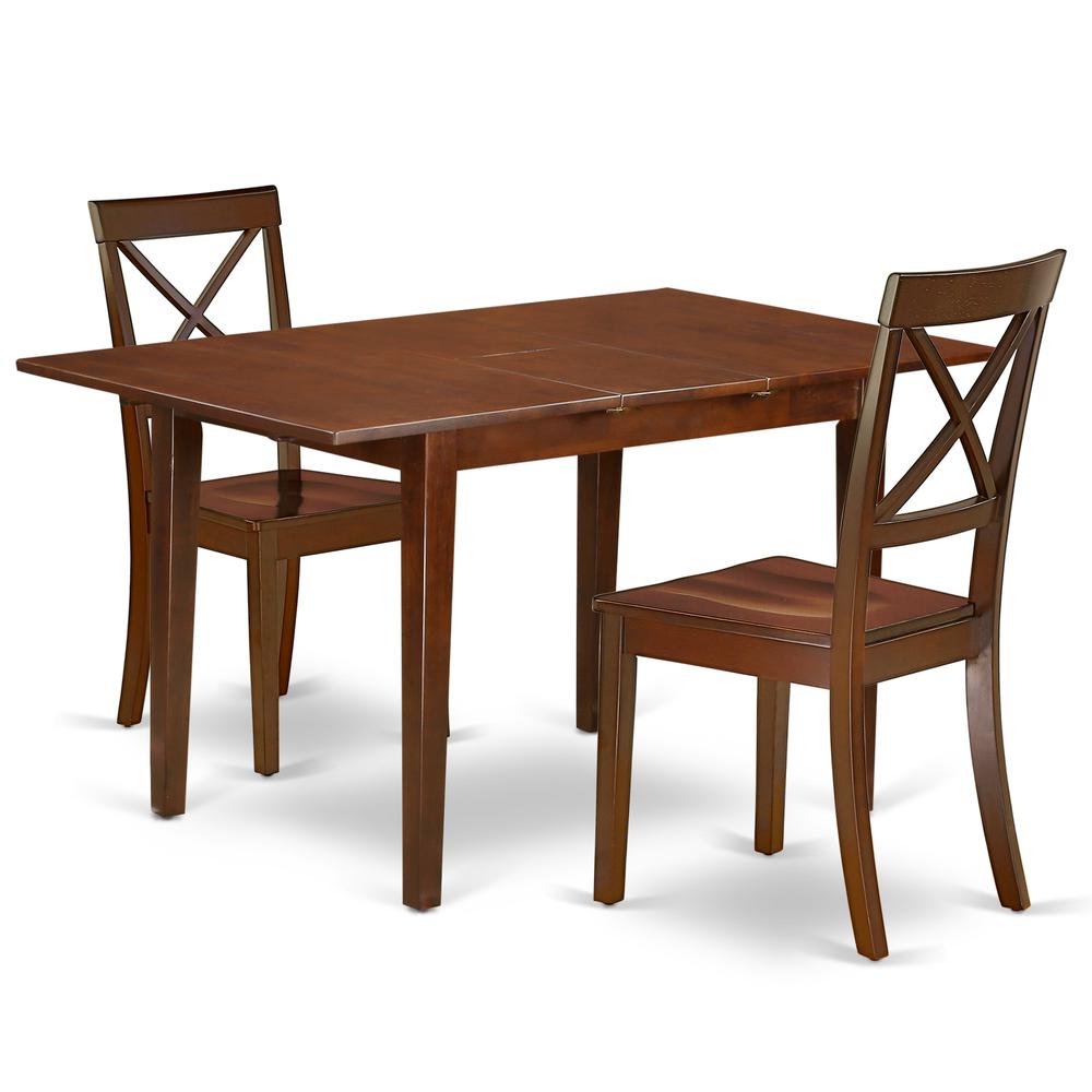 Dining Room Set Mahogany, NOBO3-MAH-W