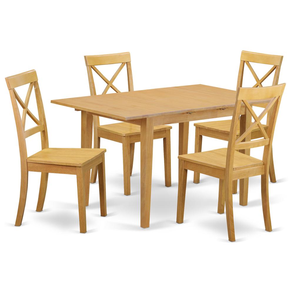 Dining Room Set Oak, NOBO5-OAK-W