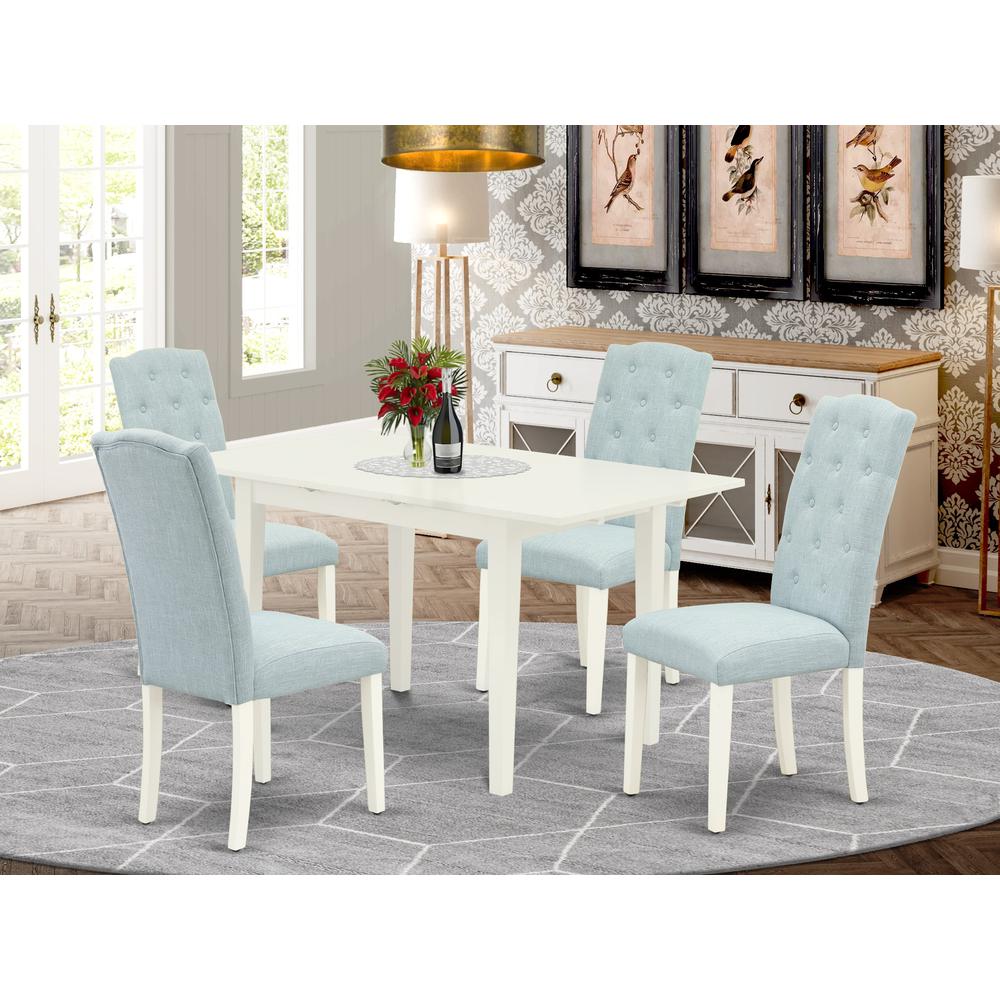 Dining Table- Dining Chairs, NOCE5-LWH-15