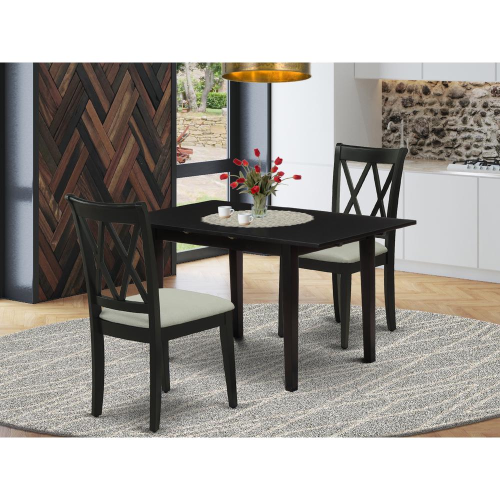 Dining Table- Dining Chairs, NOCL3-BLK-C